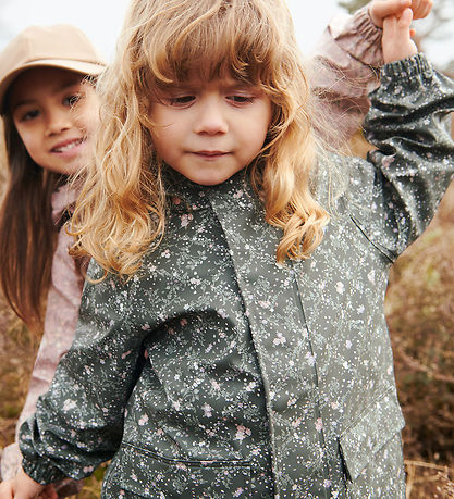 Wheat Regenjacke - Ollo - Forest Lake Checked Flowers