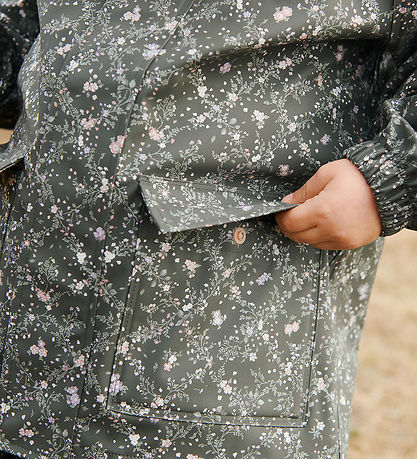 Wheat Regenjacke - Ollo - Forest Lake Checked Flowers