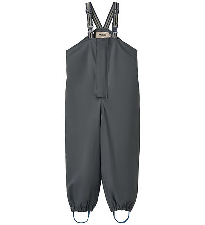 Wheat Regenhose m. Termo/Träger - Lian - Greyblue
