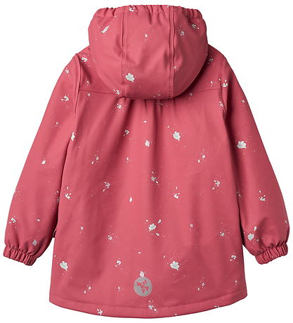 Wheat Rain Jacket w. Thermal - PU - Rika - Floating Flowers