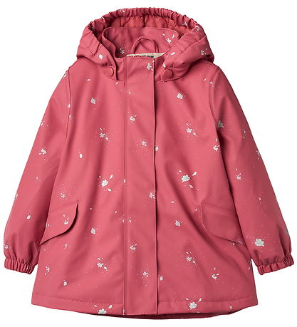 Wheat Rain Jacket w. Thermal - PU - Rika - Floating Flowers