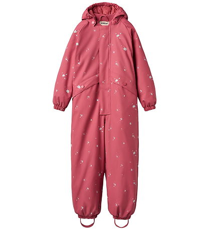 Wheat Rainsuit w. Thermal - PU - Aiko - Floating Flowers