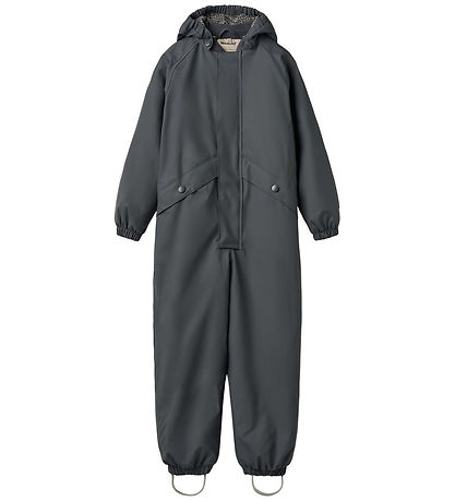 Wheat Rainsuit w. Termo - PU - Aiko - Greyblue