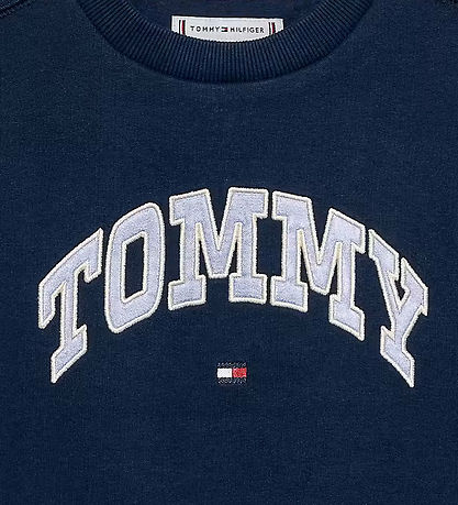 Tommy Hilfiger Peysa - Varsity - Dark Nótt Dökkblátt