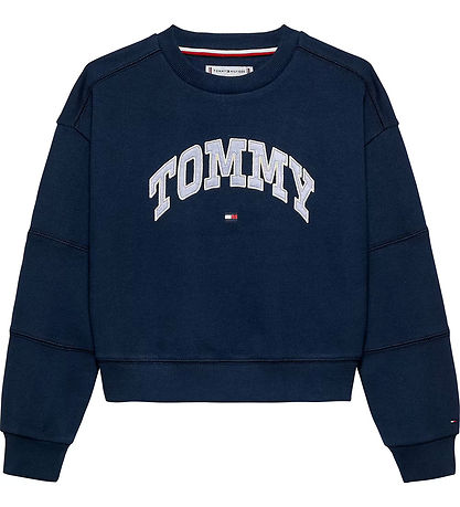 Tommy Hilfiger Peysa - Varsity - Dark Nótt Dökkblátt