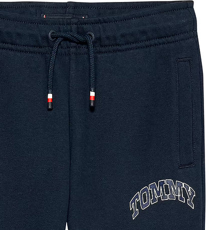 Tommy Hilfiger Jogginghosen - Varsity Erhoben - Dark Nacht Navy