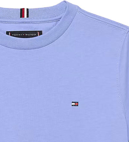Tommy Hilfiger Stuttermabolur - Essential - Vintage Iris