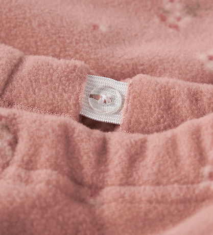 Lil' Atelier Fleece Jacket - NmfLaspectra - Misty Rose w. Flower