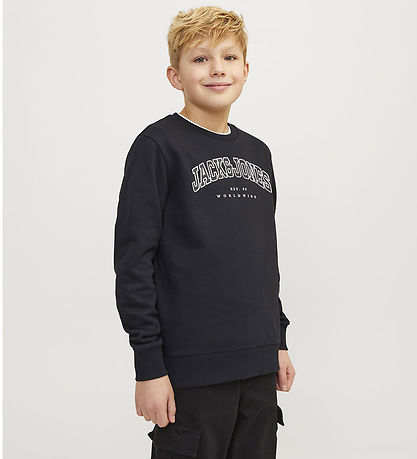 Jack & Jones Sweatshirt - JjeCaleb - Black