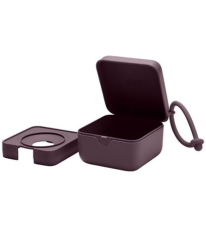 BIBS X Liberty Snuðbox - 7x7 cm - Plum