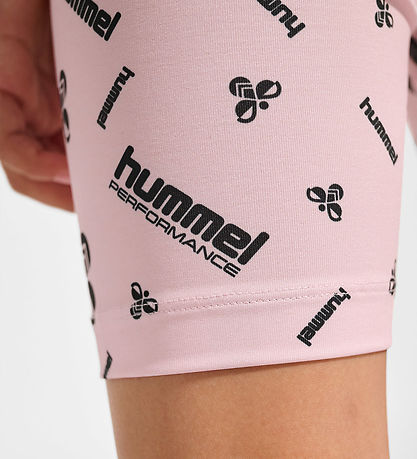 Hummel Hjólabuxur - hmlJR - Varla Bleikt M. Lógó