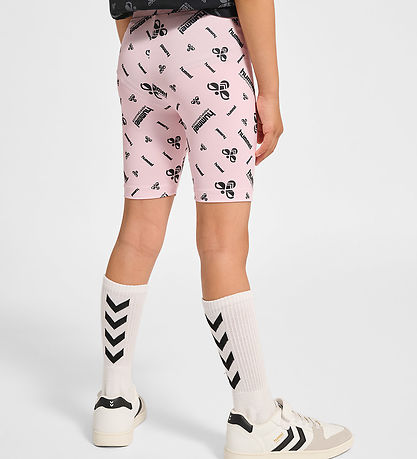 Hummel Hjólabuxur - hmlJR - Varla Bleikt M. Lógó