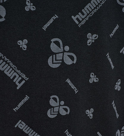 Hummel Stuttermabolur - HmlJR Dance - Black/Ebony M. Lógó