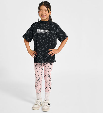 Hummel Stuttermabolur - HmlJR Dance - Black/Ebony M. Lógó