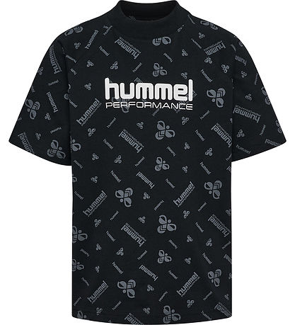 Hummel Stuttermabolur - HmlJR Dance - Black/Ebony M. Lógó