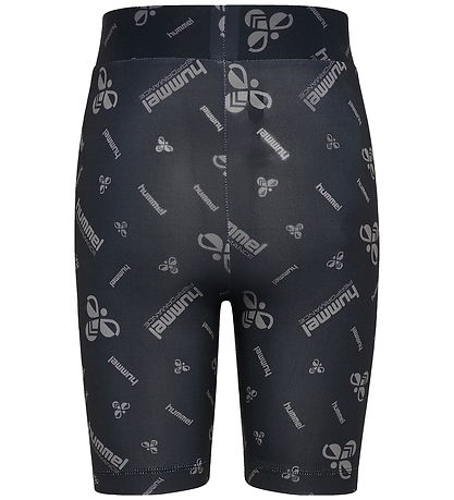 Hummel Cykelshorts - hmlJR - Black/Ebony m. Logo