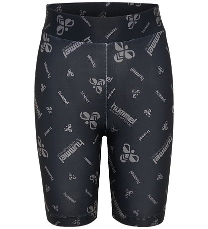 Hummel Cykelshorts - hmlJR - Black/Ebony m. Logo