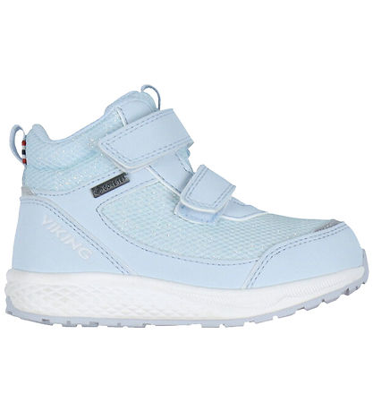 Viking Kängor - Studsande Glitter Mid GTX 2V - Light Blue