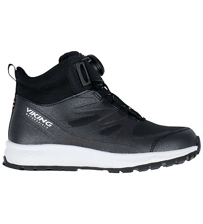 Viking Stígvél - Equip Mid WP Boa - Black