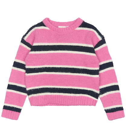 The New Blouse - Knitted - TnPalmina - Ibis Rose Striped
