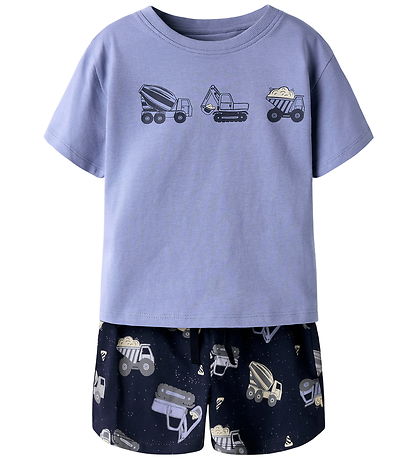 Name It Shorts Set - NmmHector - Infinity/W Navy Blazer