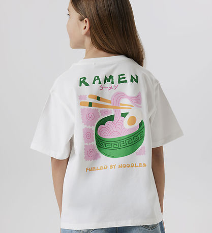 Name It Stuttermabolur - NkfFannie - Bright White/Ramen