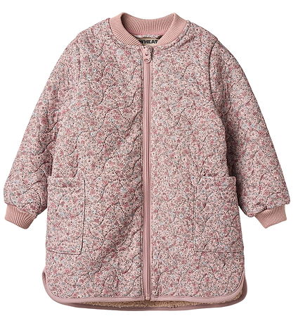 Wheat Thermojacke m. Fleece - Helga - Soft Lavender Blumen