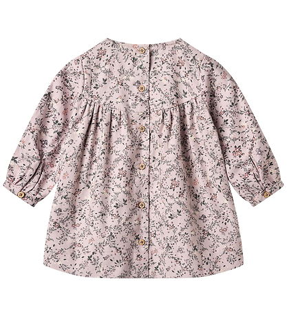 Wheat Kleid - Fenja - Lilac Karierte Blumen