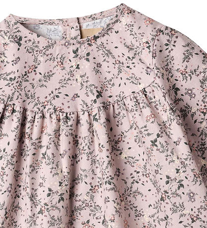 Wheat Kleid - Fenja - Lilac Karierte Blumen