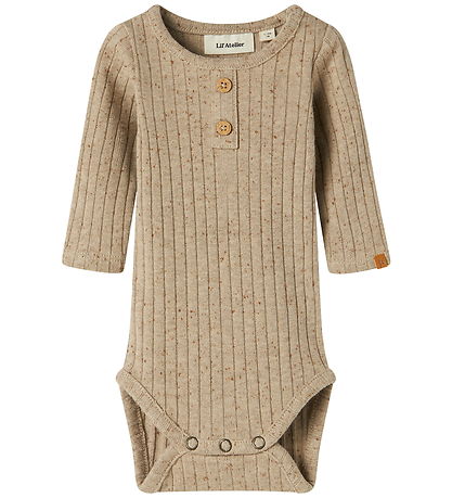 Lil' Atelier Bodysuit l/s - Knitted - NbmOmilo - Pure Cashmere