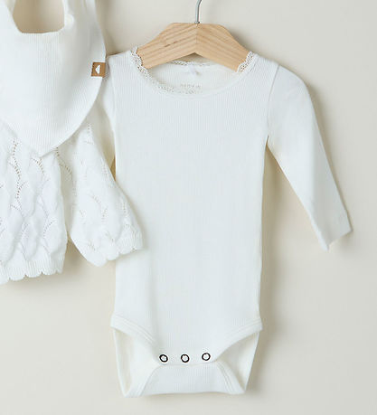 Name It Romper l/s - Rib - Noos - NbfKab - Cloud Danser