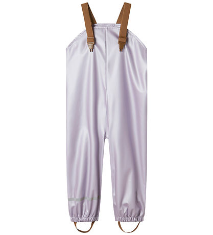 Name It Regnkläder m. Fleece - NmfDry - Dimmig Lilac