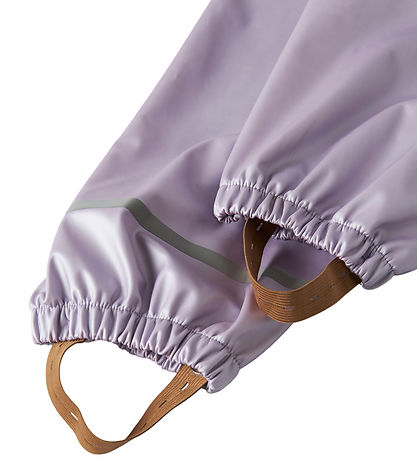 Name It Regnkläder m. Fleece - NmfDry - Dimmig Lilac