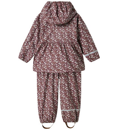 Name It Regnkläder m. Fleece - NmfDry - Fig