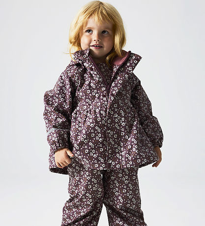 Name It Regnkläder m. Fleece - NmfDry - Fig