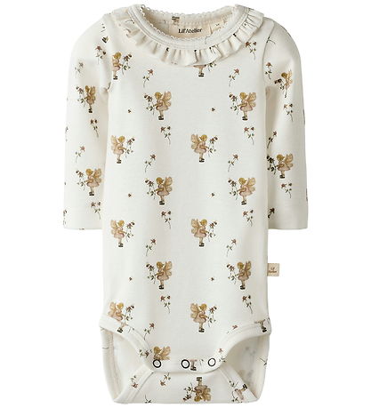 Lil' Atelier Bodysuit l/s - NbfLayo - Coconut Milk