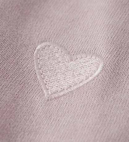 Name It Joggingkjóll - NmfVima - Glansandi Lilac/Heart Útsaumur