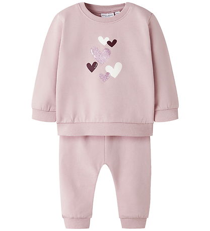 Ensemble de Jogging Name It - NbfVrillie - Bruni Lilac/Hearts