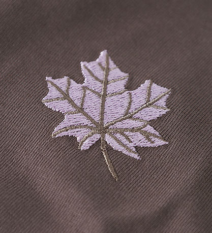 Name It Stuttermabolur - NkfVita - Piparkorn/Maple Leaf Útsaumur