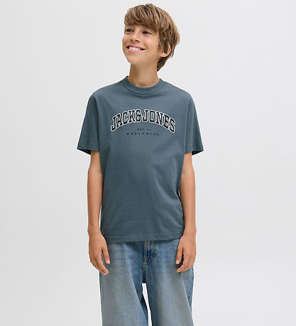 Jack & Jones Stuttermabolur - JjeCaleb - Stormsamt veður