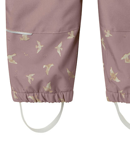 Name It Softshell Pants w. Fleece/Suspenders - NmfAlfa08 - Woodr