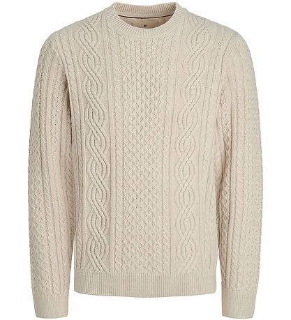 Jack & Jones Tröja - Stickad - JprBlusean - Silver Foder/Melange