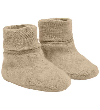 CeLaVi Booties - Wool - Savannah Tan