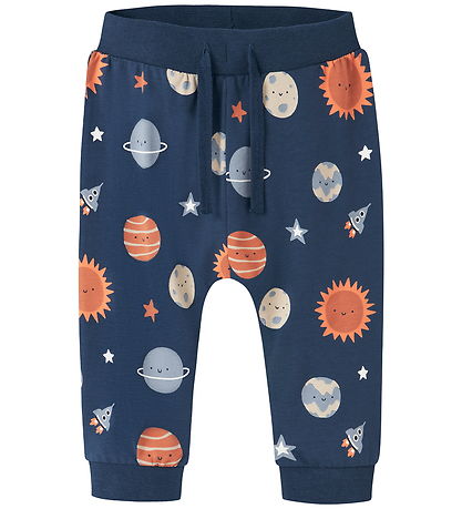 Name It Trousers - NbmVroels - Insignia Blue/Planets