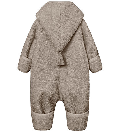 Mini A Ture Flísgalli - MatAdel - Grey Brown