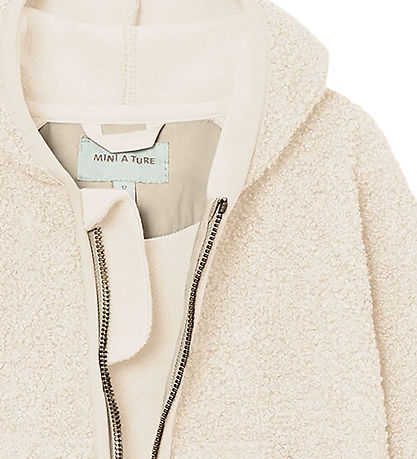 Mini A Ture Fleece Jacket - MatLiff - Angora Cream