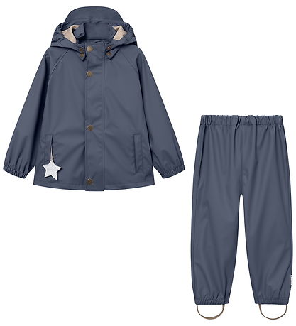 Mini A Ture Regnföt - PU - MatReinar - Ombre Blue