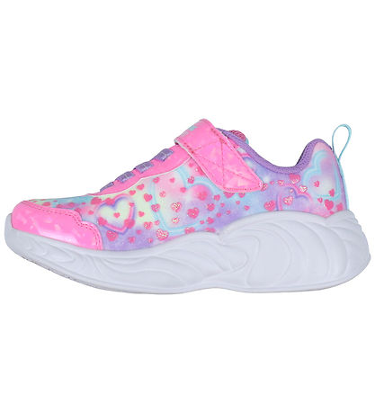 Skechers Shoes w. Lights - Unicorn Dreams - Pink/Multi