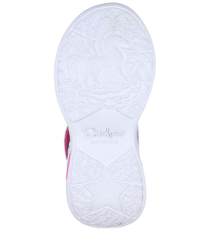 Skechers Shoes w. Lights - Unicorn Dreams - Pink/Multi