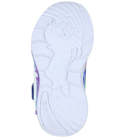 Skechers Shoes w. Light - Unicorn Chaser - Blue/Multi